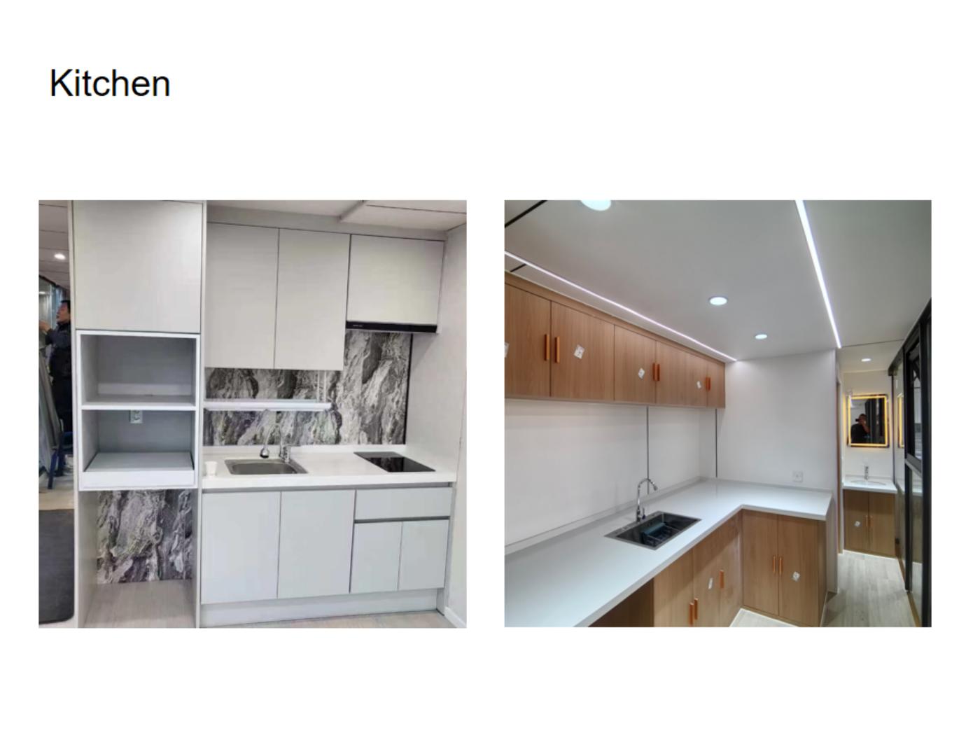 Dos propuestas de cocina compacta